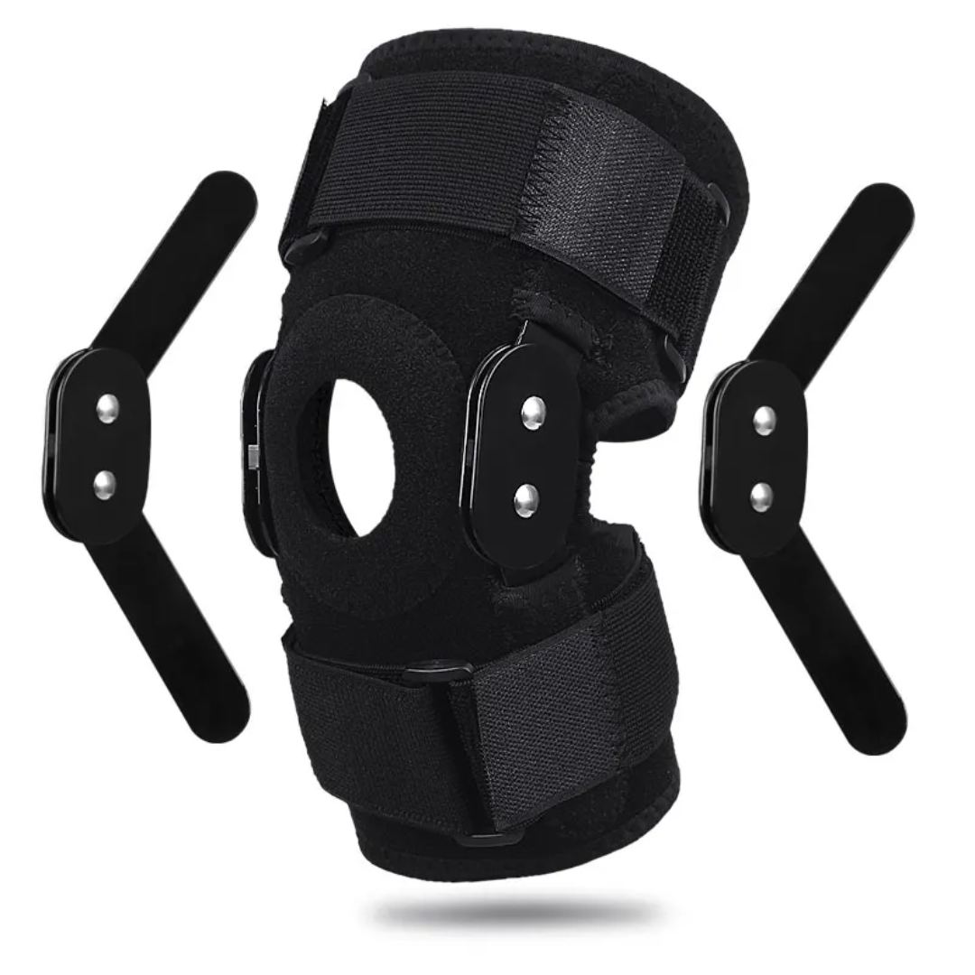 Hinged knee brace